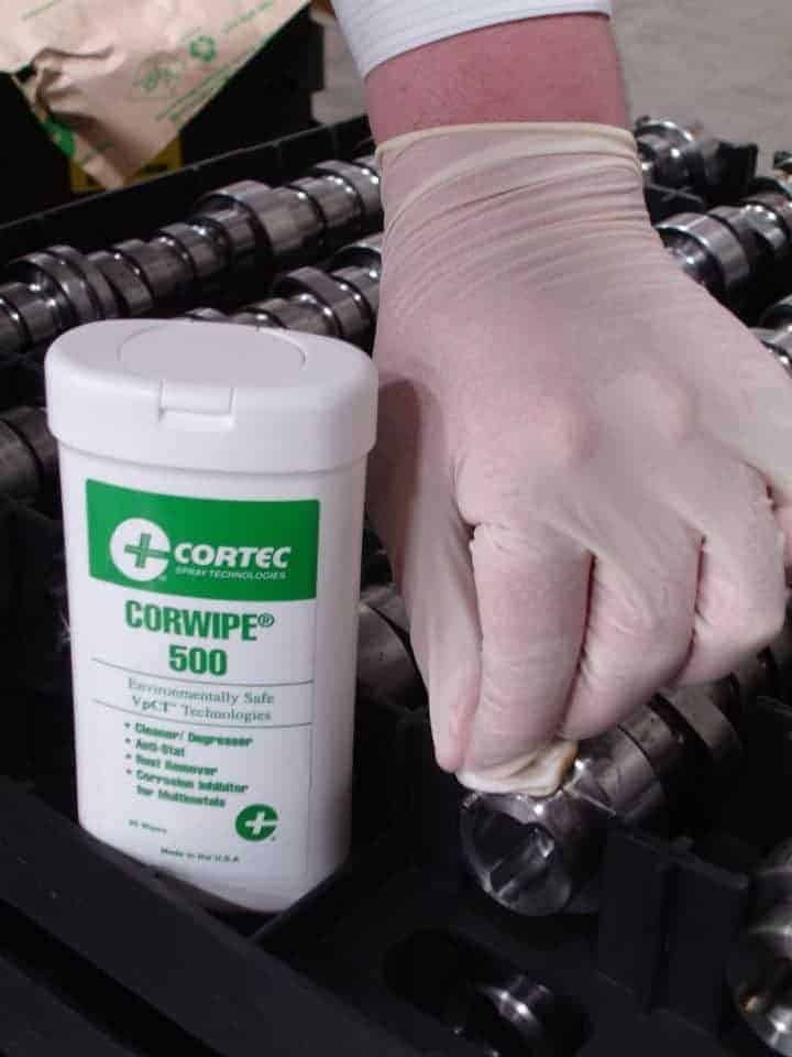 Corwipe 500 container and hand cleaning engine